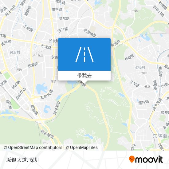 坂银大道地图