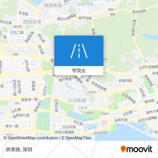 侨香路地图