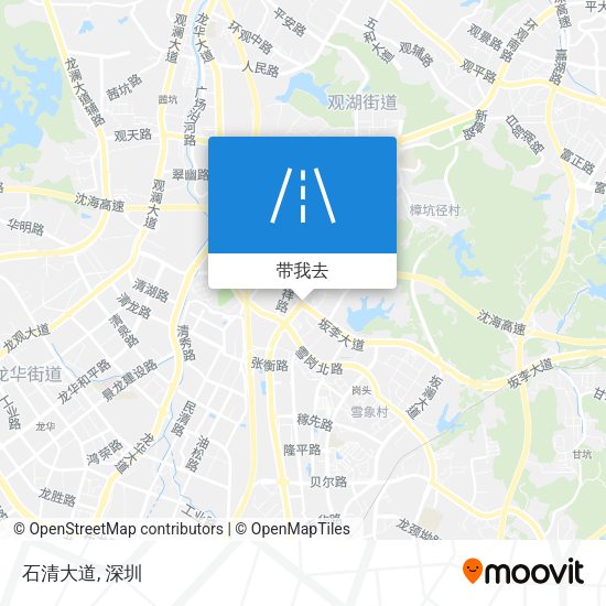 石清大道地图