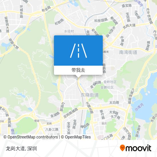 龙岗大道地图