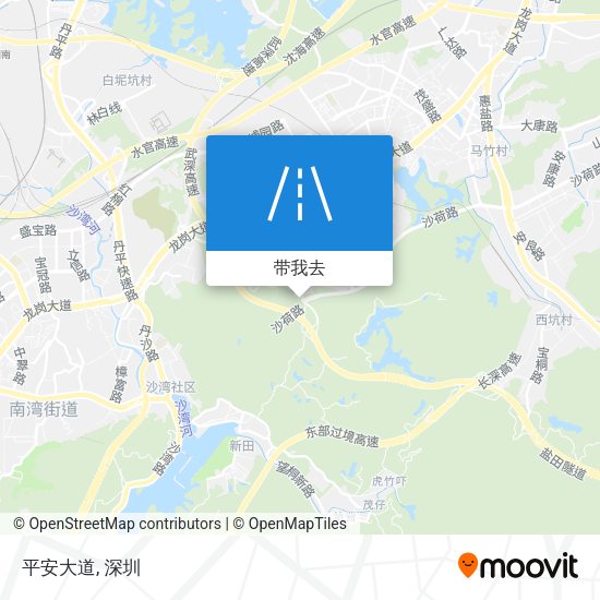 平安大道地图