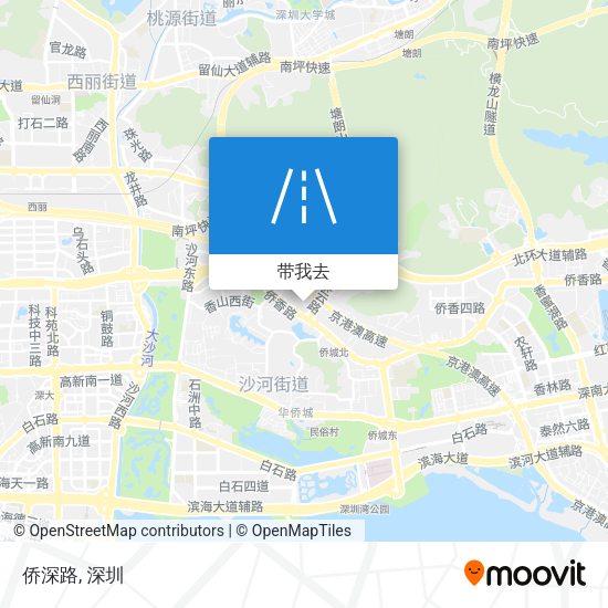 侨深路地图