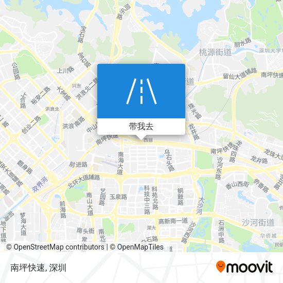 南坪快速地图
