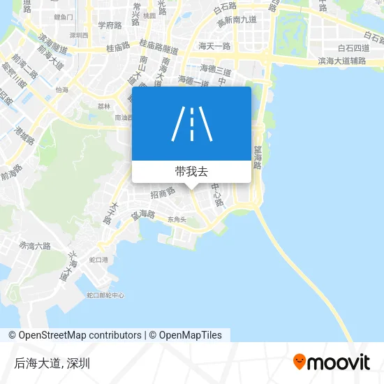 后海大道地图