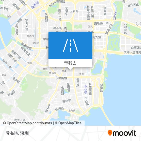 后海路地图