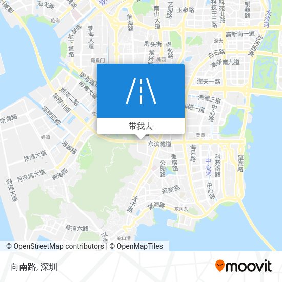 向南路地图