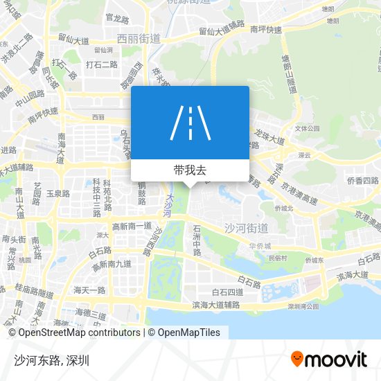 沙河东路地图