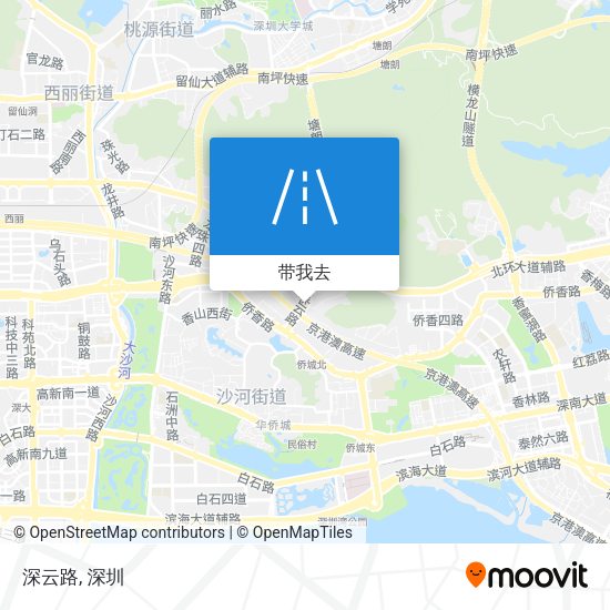 深云路地图