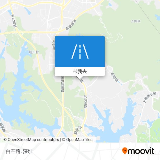 白芒路地图