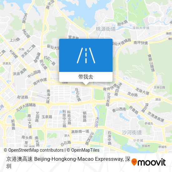 京港澳高速 Beijing-Hongkong-Macao Expressway地图