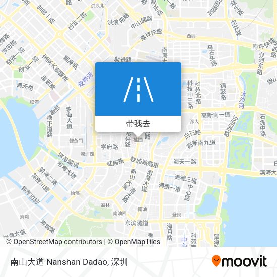 南山大道 Nanshan Dadao地图