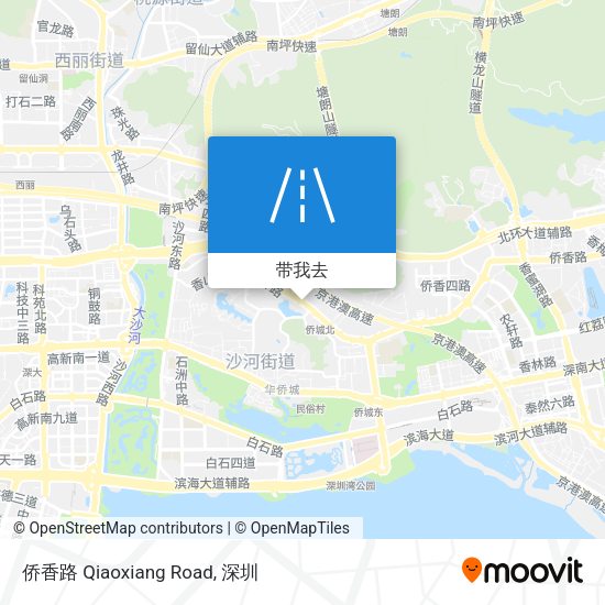 侨香路 Qiaoxiang Road地图