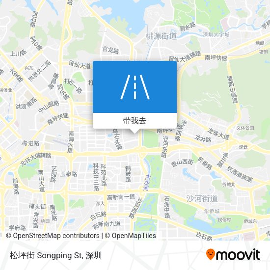 松坪街 Songping St地图