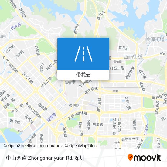 中山园路 Zhongshanyuan Rd地图