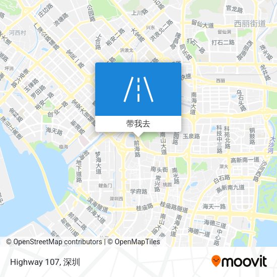 Highway 107地图