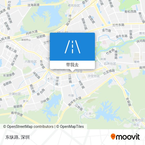 东纵路地图