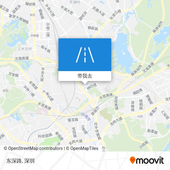 东深路地图