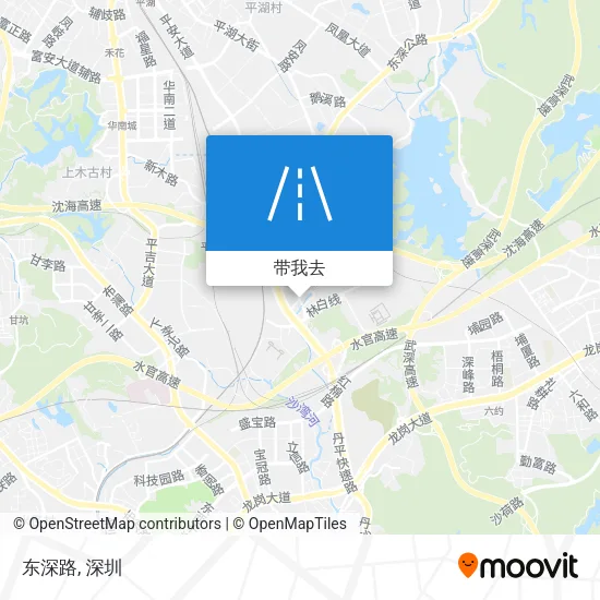 东深路地图