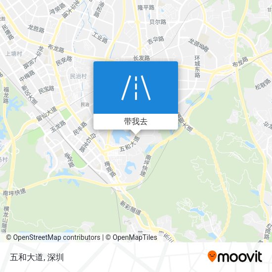 五和大道地图