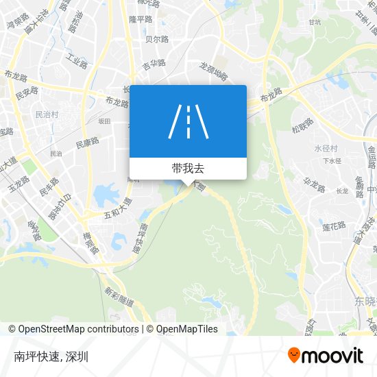 南坪快速地图