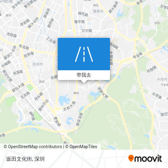 坂田文化街地图