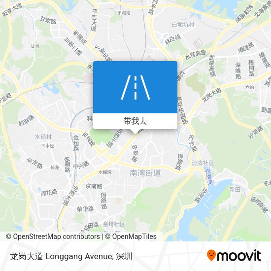 龙岗大道 Longgang Avenue地图
