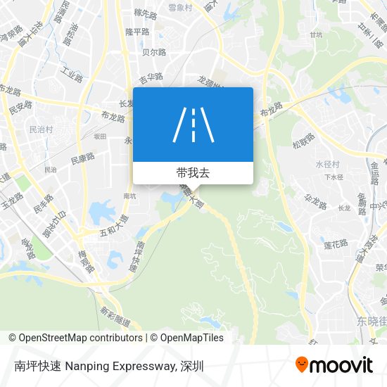 南坪快速 Nanping Expressway地图