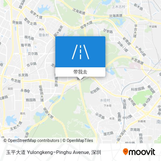 玉平大道 Yulongkeng–Pinghu Avenue地图