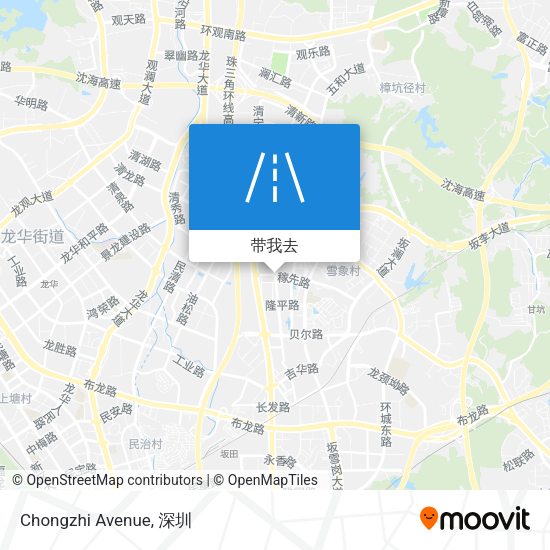Chongzhi Avenue地图