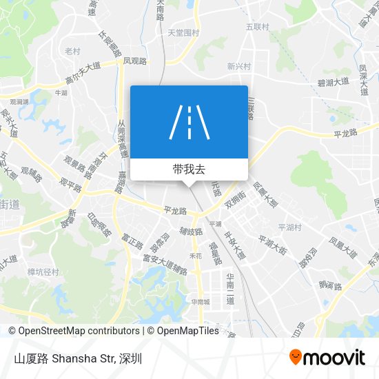 山厦路 Shansha Str地图