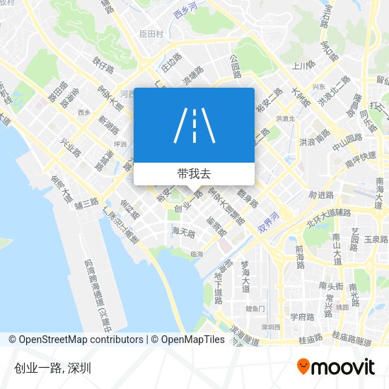 创业一路地图