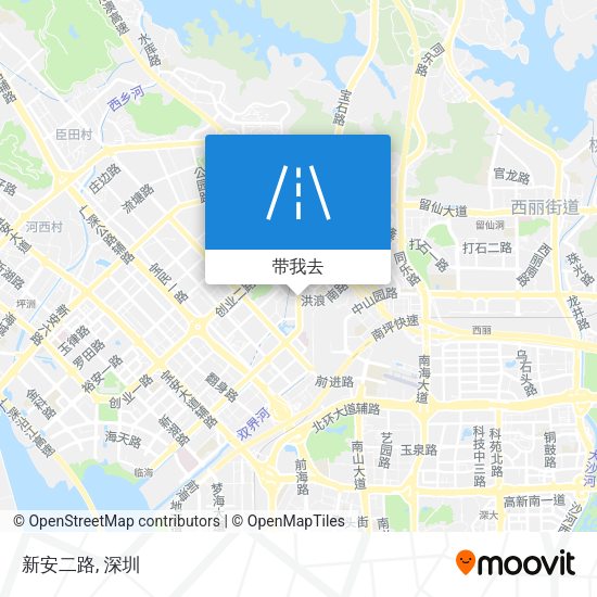 新安二路地图