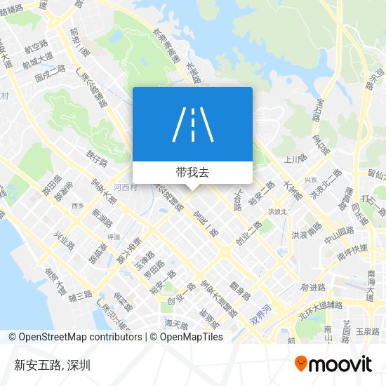新安五路地图
