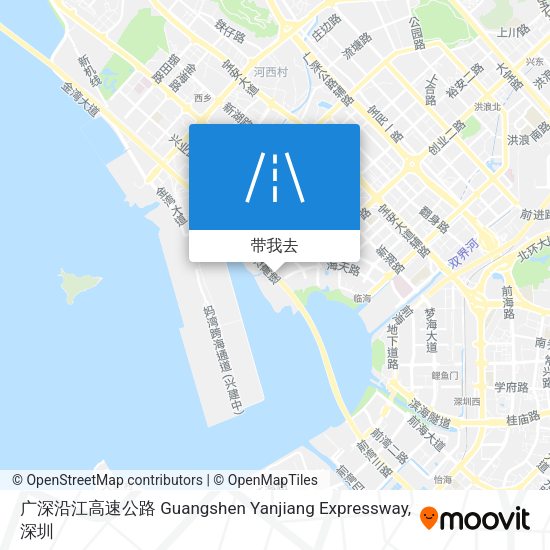 广深沿江高速公路 Guangshen Yanjiang Expressway地图