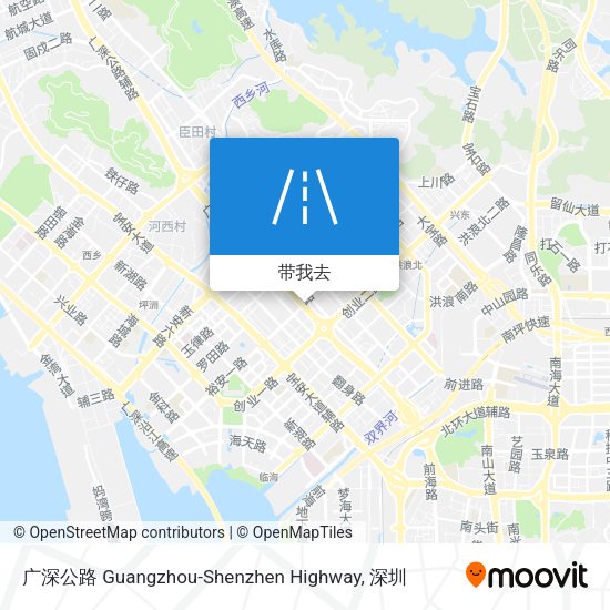 广深公路 Guangzhou-Shenzhen Highway地图
