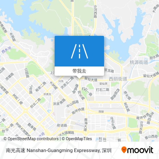 南光高速 Nanshan-Guangming Expressway地图