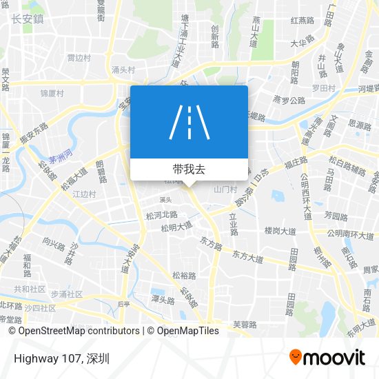 Highway 107地图