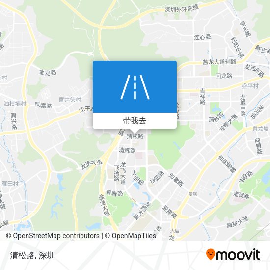 清松路地图