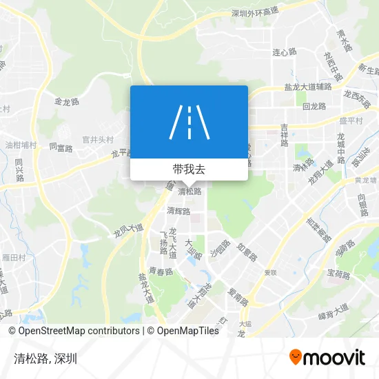 清松路地图