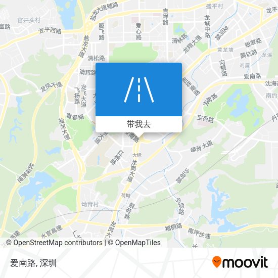 爱南路地图