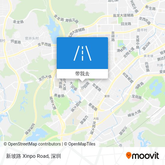 新坡路 Xinpo Road地图