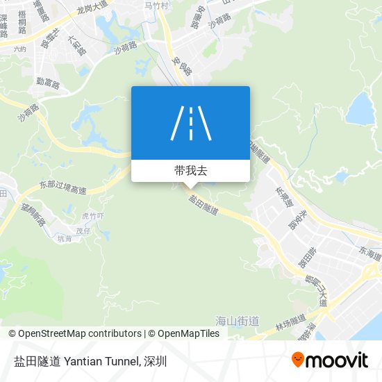 盐田隧道 Yantian Tunnel地图