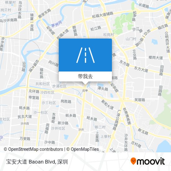 宝安大道 Baoan Blvd地图