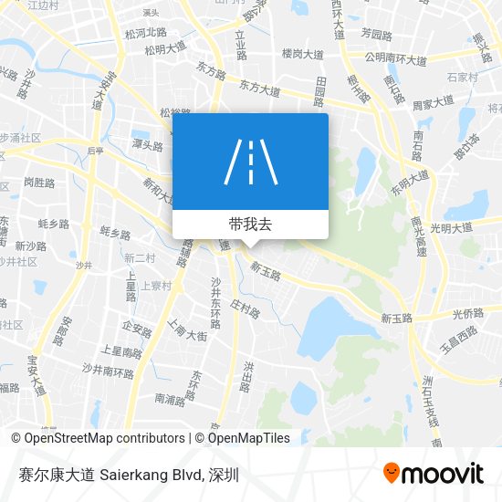 赛尔康大道 Saierkang Blvd地图