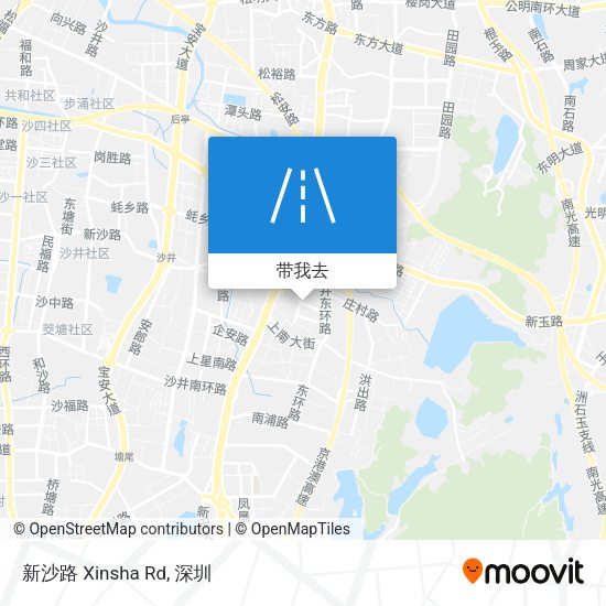 新沙路 Xinsha Rd地图