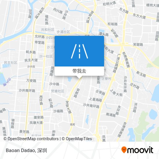 Baoan Dadao地图
