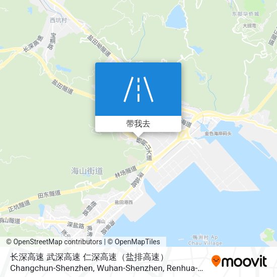 长深高速 武深高速 仁深高速（盐排高速） Changchun-Shenzhen, Wuhan-Shenzhen, Renhua-Shenzhen Expressway地图