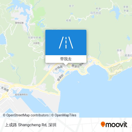 上成路 Shangcheng Rd地图