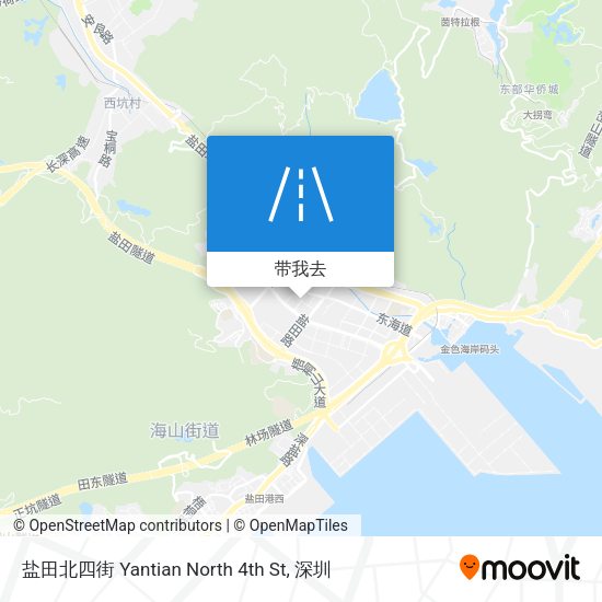 盐田北四街 Yantian North 4th St地图