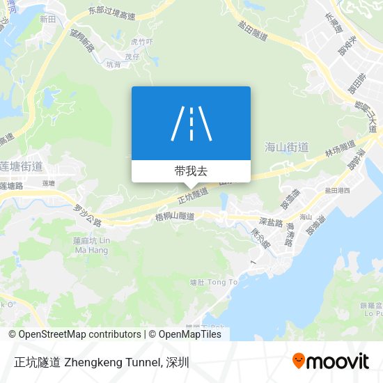正坑隧道 Zhengkeng Tunnel地图